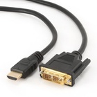 Кабель мультимедийный HDMI to DVI 18+1pin M, 1.8m Cablexpert (CC-HDMI-DVI-6) U0103718