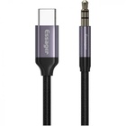 Кабель мультимедійний USB-C to 3.5mm M 1.0m gray Essager (EZJE02-0G) U1139473
