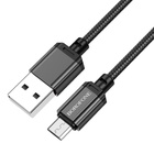 Дата кабель USB 2.0 AM to Micro 5P 1.0m black BOROFONE (6974443389029) U1089592