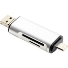 Концентратор XoKo AC-440 Type-C USB 3.0 and MicroUSB/SD Card Reader (XK-AС-440) U0826769