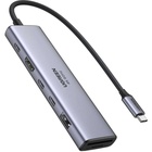 Концентратор Ugreen USB-C 7-in-1 2xUSB 3.0 + 2xUSB-C + HDMI 4K60Hz + SD/TF + PD 100W (45521) U1198264