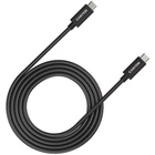 Дата кабель USB-C to USB-C 2.0m UC-42 5A 240W(ERP) E-MARK,black Canyon (CNS-USBC42B) U0791533