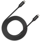 Дата кабель USB-C to USB-C 2.0m UC-42 5A 240W(ERP) E-MARK,black Canyon (CNS-USBC42B) U0791533