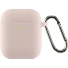 Чехол для наушников Armorstandart Ultrathin Silicone Case With Hook для Apple AirPods 2 Pink Sand (ARM59689) U0857148