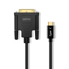 Кабель мультимедійний USB-C to DVI M 1.8m black Choetech (XCD-0018-BK) U1112142