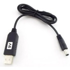 Кабель живлення USB to DC 5.5x2.1mm 9V 1.0m black Power Boost (1070990) U1163723