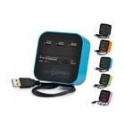 Концентратор Voltronic USB 2.0 to 3xUSB 2.0 + SD/MMC/TF/M2 blue/black (CUB3-Bl) U1099473