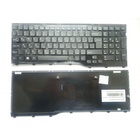 Клавіатура ноутбука Fujitsu LifeBook AH552 черная с черной рамкой UA (A43876) U0233375