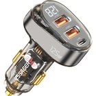 Зарядний пристрій Essager 2xUSB + 1xUSB-C 125W QC3.0/PD3.0 Display Car Charger (ECC2AC-FM12-Z) U1138906