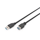 Дата кабель USB 3.0 AM/AF 3.0m black Digitus (AK-300203-030-S) U1174907