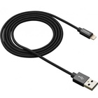 Дата кабель USB 2.0 AM to Lightning 1.0m MFI Black CANYON (CNS-MFIC3B) U0418077