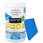 Серветки Patron for TFT/PDA/LCD 100pcs F3-059 + microfiber 20х20cm (CS-PN-BUNDL-5) U1085127