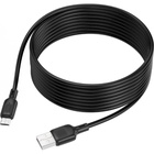 Дата кабель USB 2.0 AM to Micro 5P 3.0m Lenny silicone BX113 black BOROFONE (6941991115547) U1067126