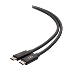 Дата кабель USB-C Thunderbolt 4 0.8m 40Gbs Black C2G (C2G28886) U0851135