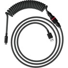 Дата кабель USB 2.0 AM to USB-C 1.37m coiled gray-black HyperX (6J679AA) U1088064