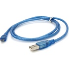 Дата кабель USB 2.0 AM to Micro 5P 1.0m blue Voltronic (YT-AM/Mc-1B/05495) U1099158