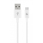 Дата кабель USB 2.0 AM to Type-C 2.0m Cablexpert (CC-USB2P-AMCM-2M-W) U0384017