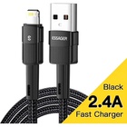 Дата кабель USB 2.0 AM to Lightning 1.0m 2.4A black Essager (EXCL-XC01) U1138930