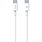 Дата кабель USB-C to USB-C 1.0m PD-B83a 60W Proda (PD-B83a-WHT) U0789488