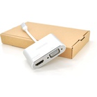 Концентратор VEGGIEG USB-C 2-in-1 HDMI + VGA 0.1m silver (TC02) U1099710