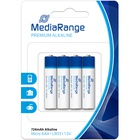Батарейка Mediarange AAA LR03 1.5V Premium Alkaline Batteries, Micro, Pack 4 (MRBAT101) U0858944