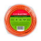 Мережевий подовжувач EUROELECTRIC ПВС 2x1 без заземлення 1 гн. помаранчевий 20м (ES2X1-20M-OR) U1181369