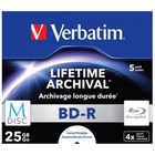 Диск BD-R Verbatim DL 50Gb 6x Jewel Case 5шт M-Disc Archival Media (43823) U0156993
