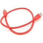 Дата кабель USB 3.0 AM/AM 0.6m red Voltronic (YT-3.0AM+AM-0.6R) U1098019