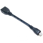 Дата кабель EXTRADIGITAL OTG USB 2.0 AF - Micro USB M, 0.1m, 28 AWG, Hi-Speed (KBO1623) U0051750
