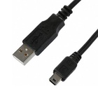 Дата кабель USB 2.0 AM to Mini 5P 1.8 m Vinga (VCPDCAMMIM1.8BK) U0310713