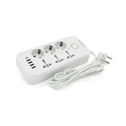 Мережевий фільтр живлення Voltronic F07U, 6 роз (3 EU+3 Universal), 4USB White (F07U-White) U1192015