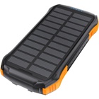 Батарея універсальна Choetech 10000mAh, 5V/2.1A, solar panel, Qi-5W, Black-Orange (B659-OR) U1197633