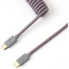 Дата кабель USB 2.0 AM to USB-C 1.36m Coiled grey Keychron (CABG_KEYCHRON) U1073683