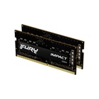 Модуль памяти для ноутбука SoDIMM DDR4 64GB (2x32GB) 3200 MHz Fury Impact Kingston Fury (ex.HyperX) (KF432S20IBK2/64) U0559506