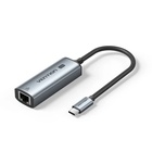 Перехідник USB-C to RJ45 Ethernet 2500Mbps gray Vention (CFTHB) U1179439