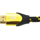 Кабель мультимедійний HDMI M to HDMI M 1.5m V2.1 8K60Hz 4K120Hz black/gold Ritar (YT-HDMI(M)/(M)V2.1-1.5m/19948) U1098984
