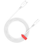 Дата кабель USB 2.0 AM to Type-C 1.2m AC18SC 18W White Canyon (CNS-AC18SC12W) U1008397