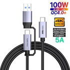 Дата кабель USB-C to USB-C 2.0m USB 3.2 Pulsing Fast Charging 100W XoKo (XK-SC-3-100W) U0835947