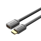 Кабель мультимедійний HDMI M to HDMI F 0.5m 4K60Hz black Vention (AHCBD) U1179409