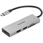 Концентратор Essager USB-C 5-in-1 HDMI 1.4 + USB 3.0 + USB 2.0 + SD/TF (EHBC05-FH0G-P) U1107299