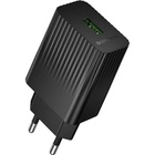 Зарядний пристрій BOROFONE BAS72A USB QC3.0 18W black (6941991122637) U1186475