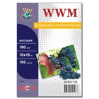 Бумага WWM 10x15 (M180.F100) B0000352