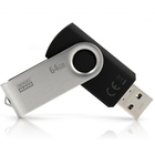 USB флеш накопитель GOODRAM 64GB Twister Black USB 3.0 (UTS3-0640K0R11) U0181044