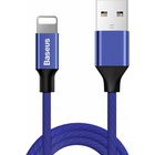 Дата кабель USB 2.0 AM to Lightning 1.8m navy blue Baseus (CALYW-A13) U1106585
