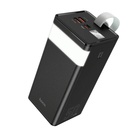 Батарея універсальна HOCO 50000mAh Powermaster PD/20W, QC/22.5W, Lamp, Black (J86A / 714738) U1131714