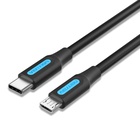 Дата кабель USB-C to Micro 5P 1.5m 2A black Vention (COVBG) U1125553