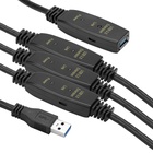Адаптер USB 3.0 AM - AF, 30 m, active PowerPlant (CA912872) U0654743