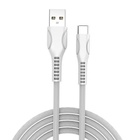 Дата кабель ColorWay USB 2.0 AM to Type-C 1.0m line-drawing white (CW-CBUC029-WH) U0485449