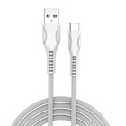 Дата кабель ColorWay USB 2.0 AM to Type-C 1.0m line-drawing white (CW-CBUC029-WH) U0485449