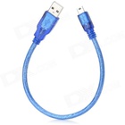 Дата кабель USB 2.0 AM to Mini 5P 0.3m blue Ritar (YT-C/AM-0.3MnBl/10336) U1099173